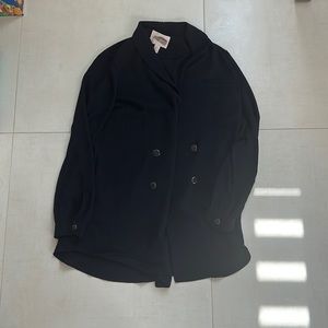 Forever21 navy blue casual jacket/blouse